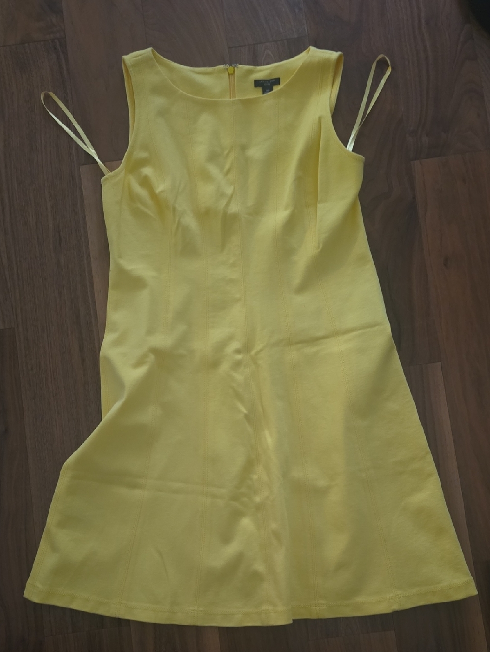 Ann Taylor Yellow Sleeveless Mini Dress